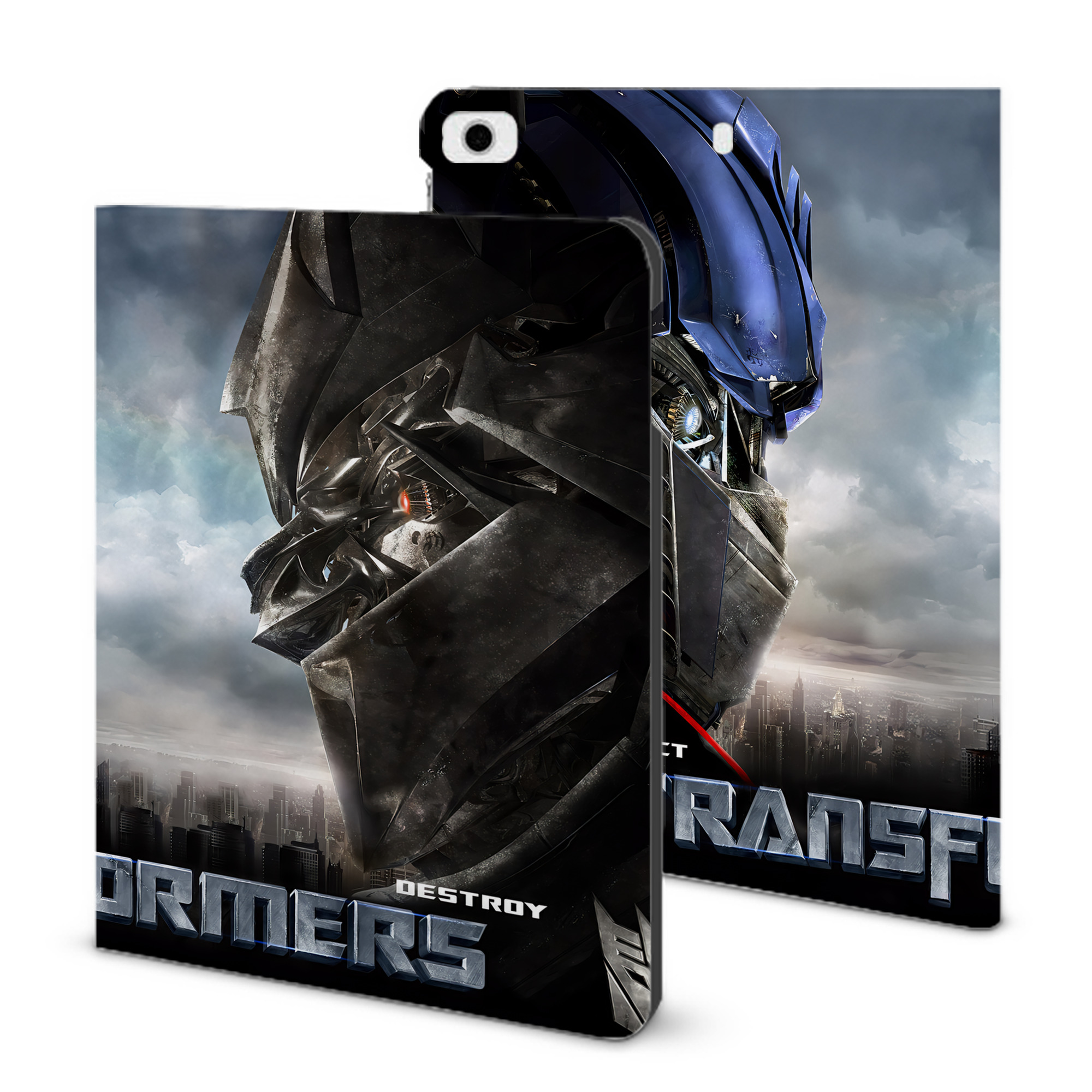 （画像用） Transformers トランスフォーマー IPad ケース ブック型 PUレザー TPU 耐衝撃 軽量 薄型 ペン収納なし 全面保護 IPad 各モデル対応